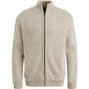 Sweat-shirt Vanguard Cardigan Mix Laine Ecru