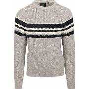 Sweat-shirt Marc O'Polo Pull Melanger Gris