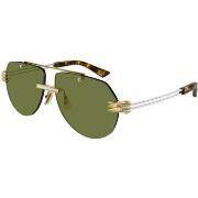 Lunettes de soleil Bottega Veneta BV1342S Lunettes de soleil, Or/Vert,...