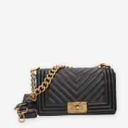 Sac Bandouliere Marc Ellis FLAT S_24-BLACK / LIGHT OTTONE