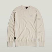 Pull G-Star Raw D25174-D847 PREMIUM CORE KNIT-1603 WHITEBAIT