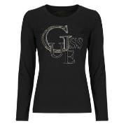 T-shirt Guess LS RN GUESS STUDDED LOGO TEE