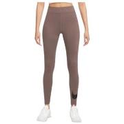 Collants Nike LEGGING MARRON - SMOKEY MAUVE/BLACK - L