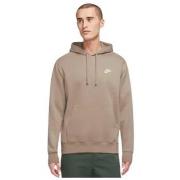 Sweat-shirt Nike SWEAT MARRON - KHAKI/KHAKI/WHITE - L