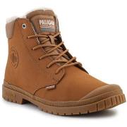 Boots Palladium sp20 Cuff Leather Waterproof WL 79067-257-M Mahogany