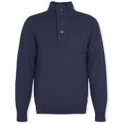 Pull Barbour Patch Half Zip Knit - Navy