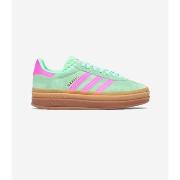 Baskets basses adidas Gazelle Bold Green Pink