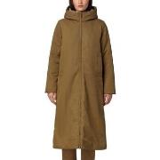 Veste K-Way Parka Oller Serg Fourrure Corde Marron