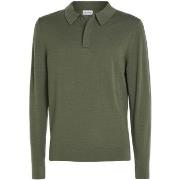 Sweat-shirt Calvin Klein Jeans Merino Polo Sweater