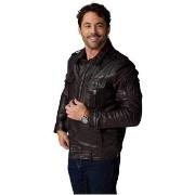 Blouson Patrouille De France Blouson homme Ref 64102 Marron fonce