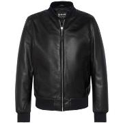 Blouson Schott Blouson casual homme Ref 64099 Noir