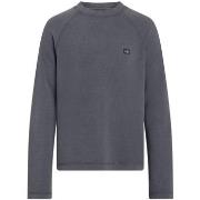 Sweat-shirt Calvin Klein Jeans Pull homme Ref 63799 BAN Gris