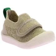 Chaussons bébé Kickers CHAUSSONS SOUPLES KITOUKRO BEIGE CHAMPAGNE