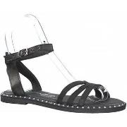 Sandales Tamaris Black Low Heel Sandals