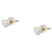 Boucles oreilles Cleor Boucles d'oreilles en or 375/1000 et cristal