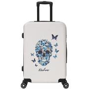 Valise Deeluxe Valise Moyenne 4 roues 65cm rigide - BLUE SERENITY -