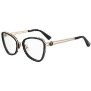 Lunettes de soleil Moschino MOS584 Cadres Optiques, Noir, 52 mm