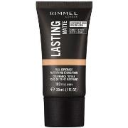 Fonds de teint &amp; Bases Rimmel London Lasting Matte Foundation 103-...