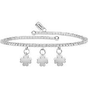 Bracelets La Petite Story Bracelet en laiton et cristal