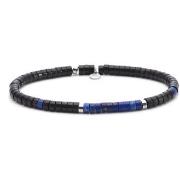 Bracelets Sixtystones Bracelet Perles Heishi 4mm Pierre Lapis -Large-2...