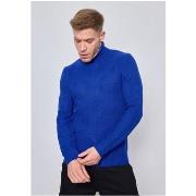 Pull Kebello Pull col roulé Bleu H