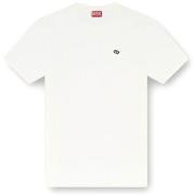 T-shirt Diesel A15056 0AIJU - T-ADJUST-141 BRIGHT WHITE