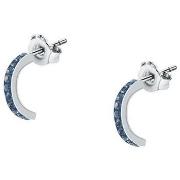 Boucles oreilles Cleor Boucles d'oreilles en argent 925/1000 et crista...