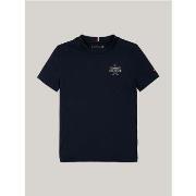 T-shirt enfant Tommy Hilfiger KB0KB09277 LS REG-DW5 DESERT SKY