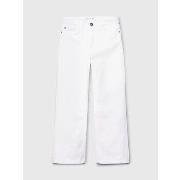 Pantalon enfant Calvin Klein Jeans IG0IG02380 MR STRAIGHT-1CD WHITE DE...