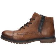 Boots Bugatti Bottines homme Ref 63982 Cognac