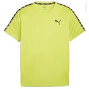 T-shirt Puma - T-shirt col rond - vert fluo