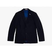 Veste Sun68 Giacca Formal Jacket Blu Gessato J40102