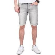 Short Teddy Smith Bermuda SCOTTY Gris Clair