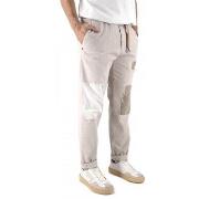 Pantalon White Sand Pantalon Chino En Gabardine Sable