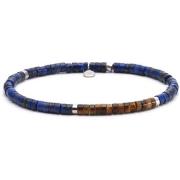 Bracelets Sixtystones Bracelet Perles Heishi 4mm Pierre Lapis -Small-1...