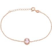 Bracelets Cleor Bracelet en argent 925/1000 et morganite