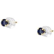 Boucles oreilles Cleor Boucles d'oreilles en or 375/1000 et saphir