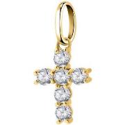 Pendentifs Cleor Pendentif en or 375/1000 et zircon