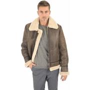 Blouson La Canadienne Bombardier confort mouton marron-045304