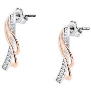 Boucles oreilles Cleor Boucles d'oreilles en argent 925/1000 et zircon