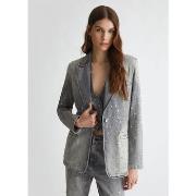 Veste Liu Jo Blazer en toile denim avec strass