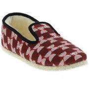 Chaussons Chausse Mouton - Chaussons BARRY - Rouge - Taille