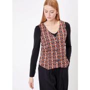 Gilet La Fiancee Du Mekong Gilet tailleur maille jacquard GISELE