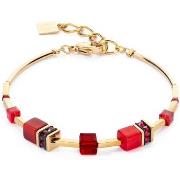 Bracelets Coeur De Lion Bracelet GeoCUBE Iconic Lite Rouge