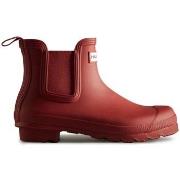 Baskets Hunter Botte de pluie militaire originale Chelsea rouge