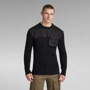 Pull G-Star Raw D23525-D496 ARMY KNIT-6484 BLACK