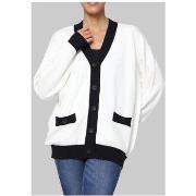 Pull Kebello Pull Cardigan Blanc F