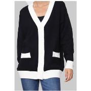 Pull Kebello Pull Cardigan Noir F