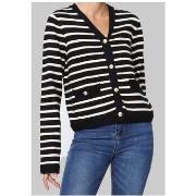 Pull Kebello Pull Cardigan Noir F