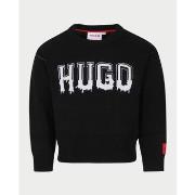 Pull enfant BOSS Pull enfant col rond avec logo sur le devant